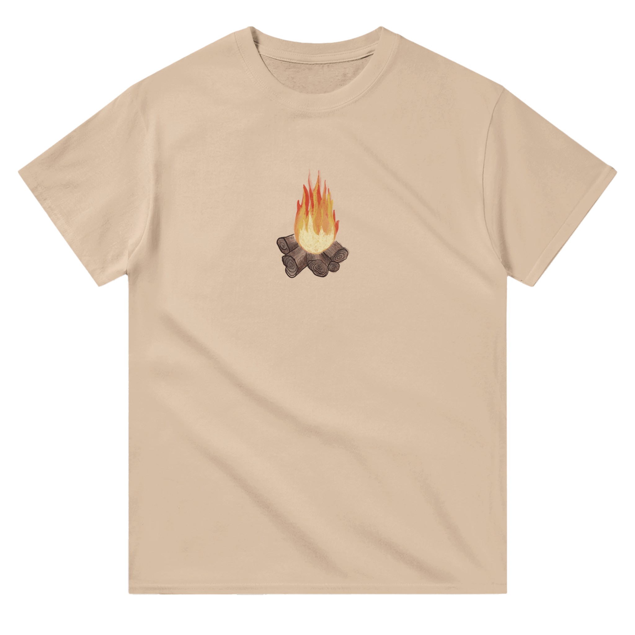 Fire | Heavyweight Unisex Crewneck T-shirt