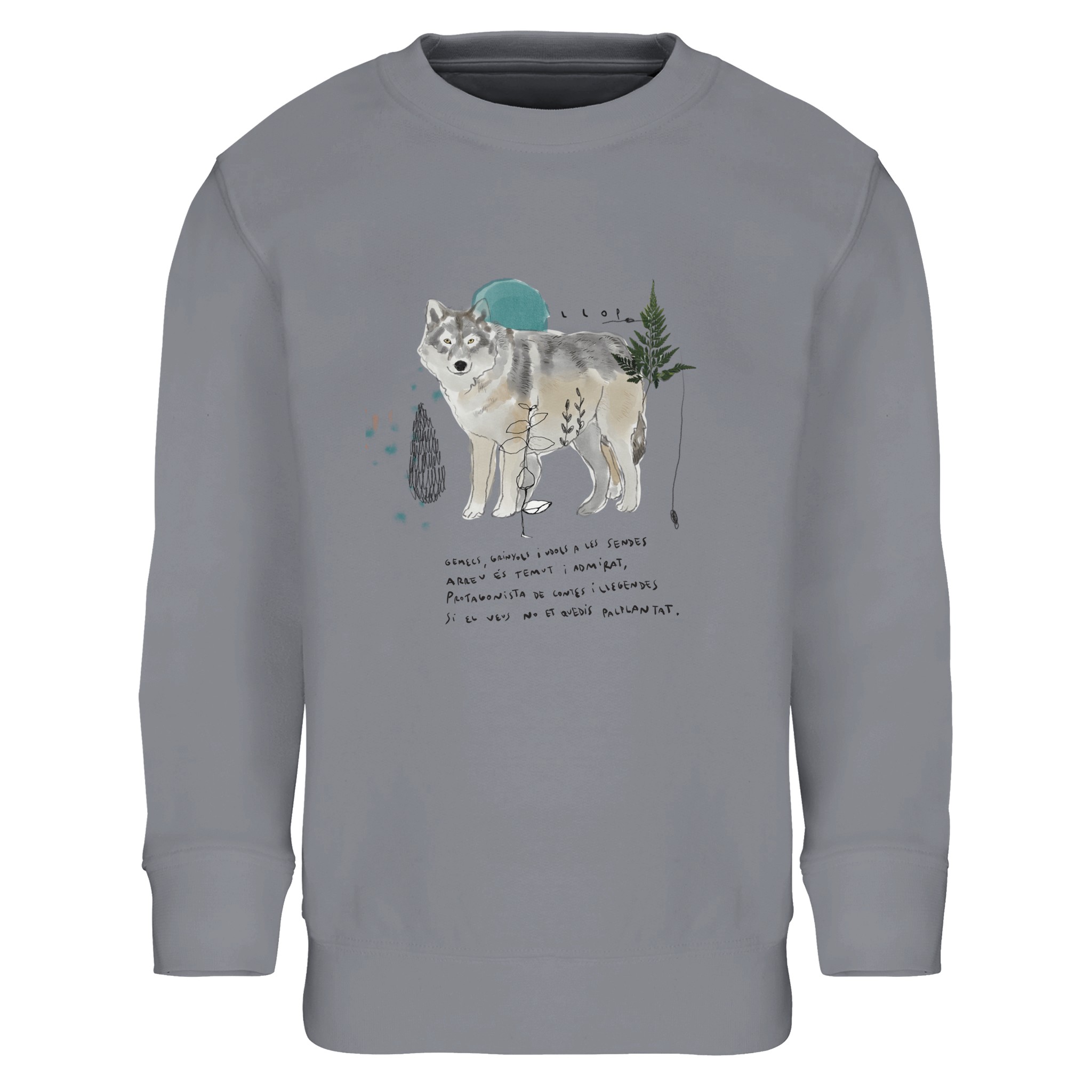 Wolf | Recycled Blend Kids Sweatshirt