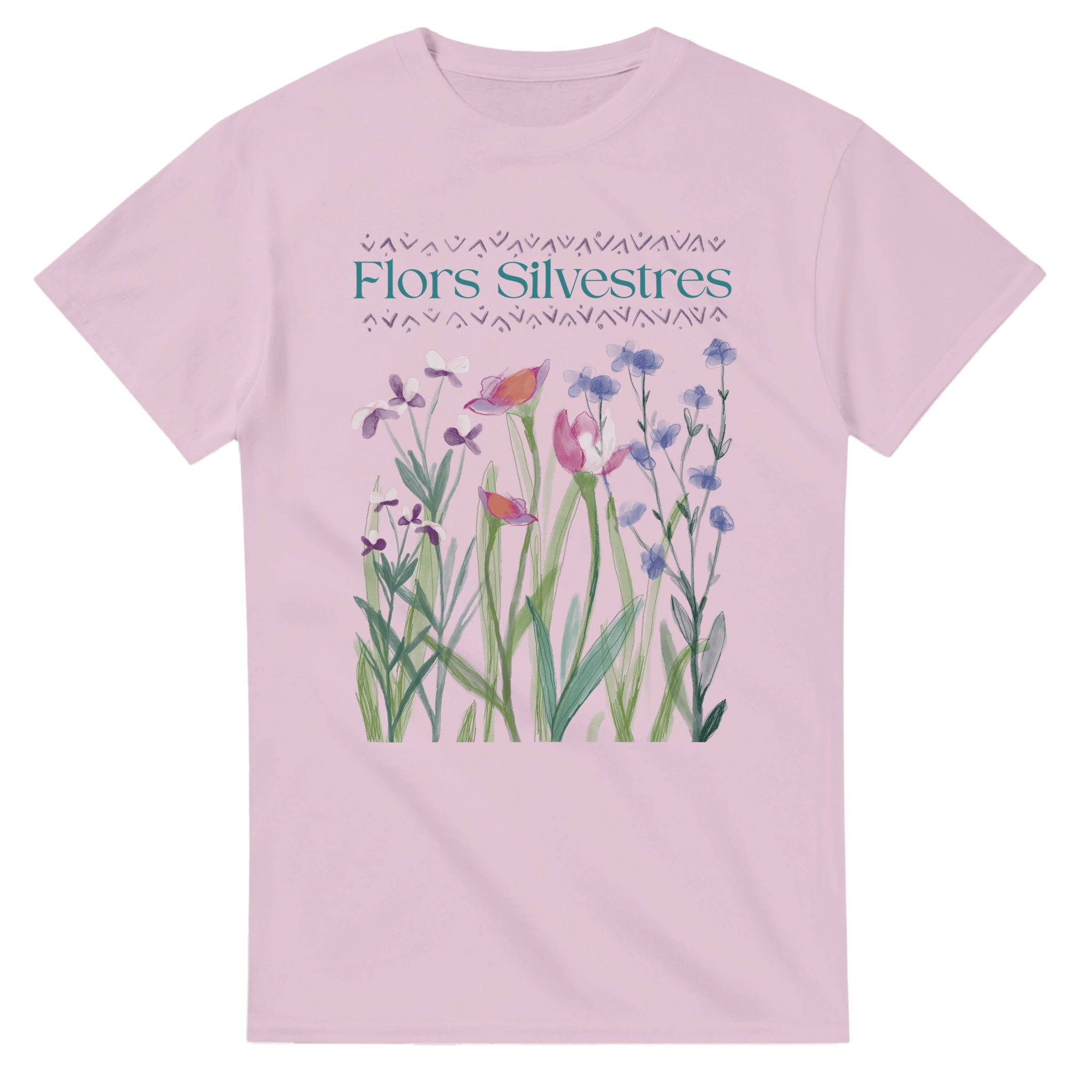 Flowers | Heavyweight Unisex Crewneck T-shirt